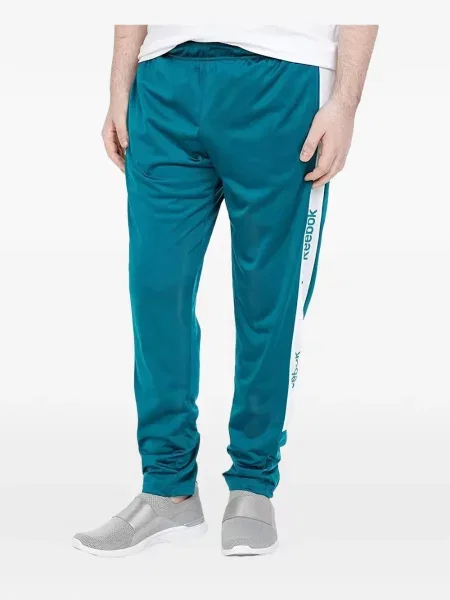Pantaloni Reebok alergare cu autograf albastru