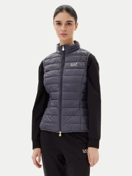 Emporio Armani Športová vesta sivá