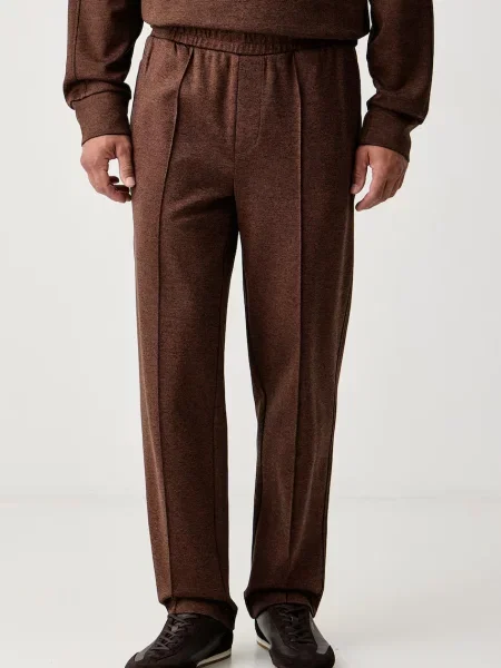 BOSS pantaloni de trening pentru bărbați cu x Aston Martin maro