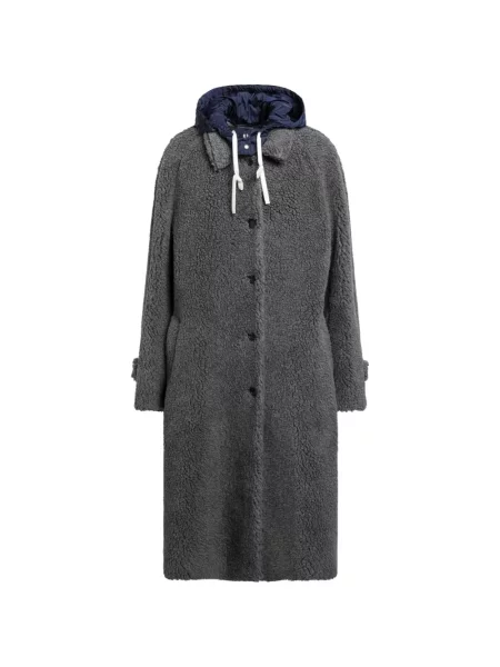 Palton Miu Miu din fleece gri