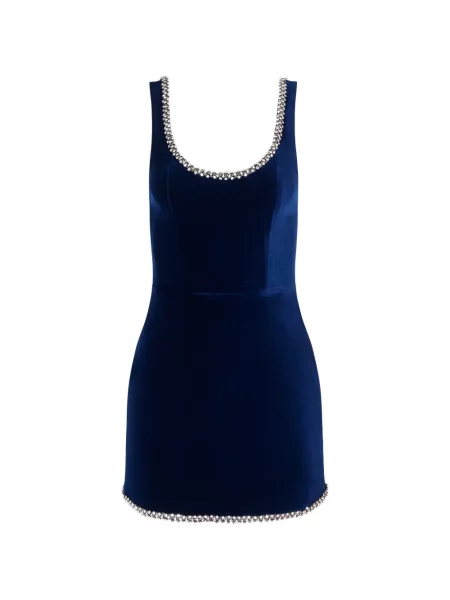 Rochie mini Alice + Olivia albastru