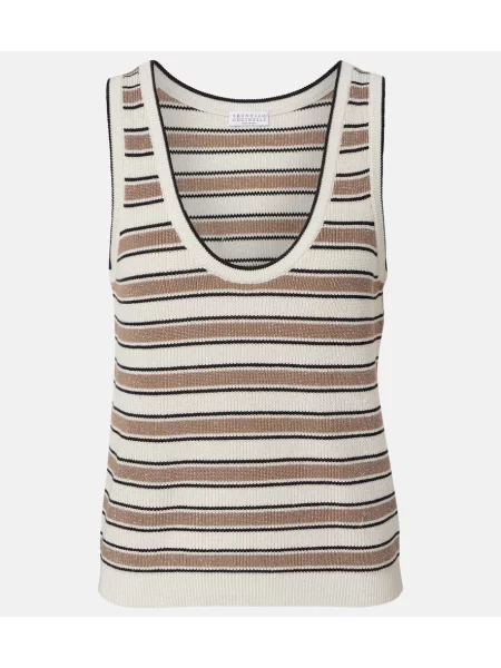 Top Brunello Cucinelli cu dungi