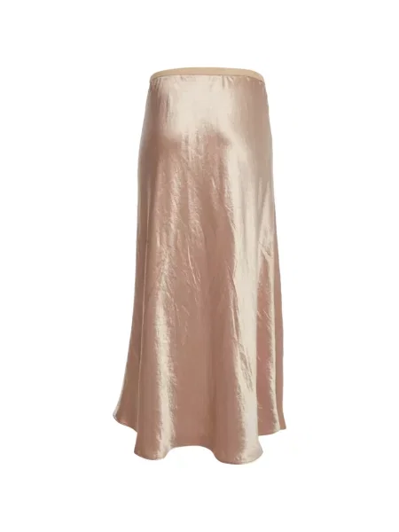 Fustă midi Max Mara din satin în linie A