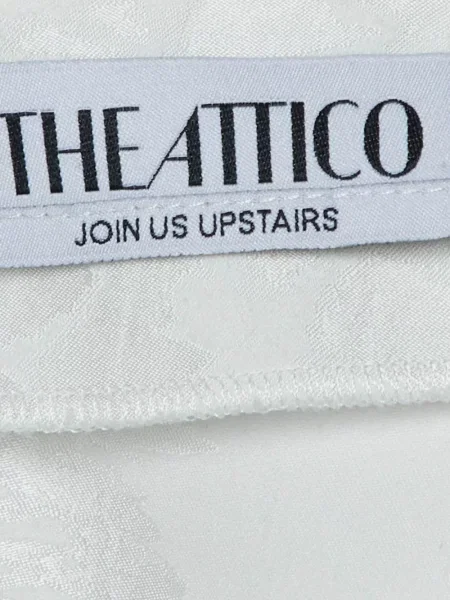 Bluză The Attico din jacard alb