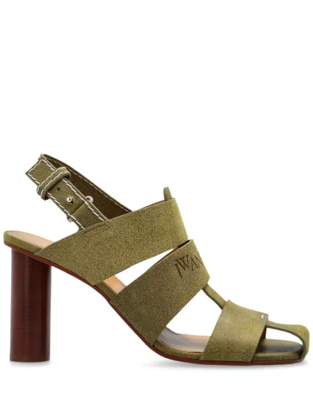Sandale Jw Anderson din piele de căprioară verde