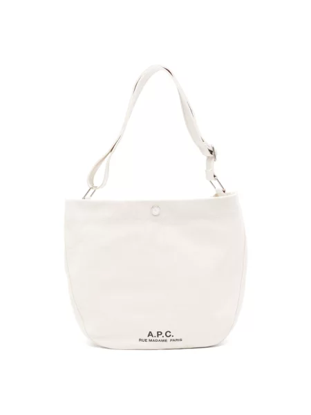A.P.C. torebka Besace Journal beżowy