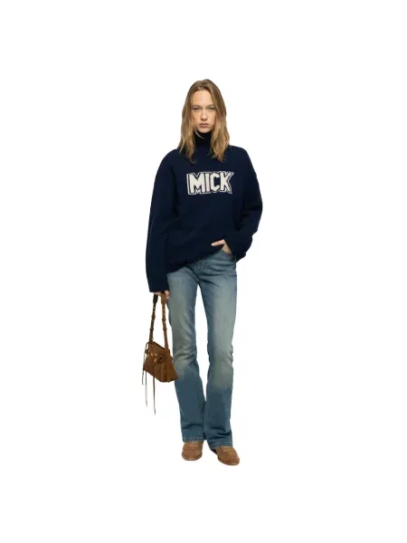 Sweter Zadig & Voltaire wełniany niebieski