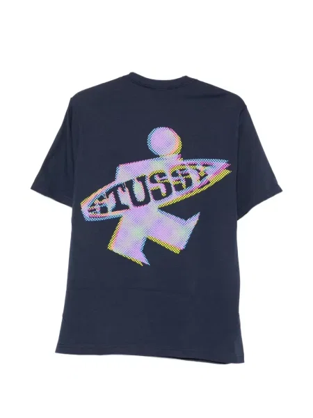 Tricou Stüssy cu imagine albastru