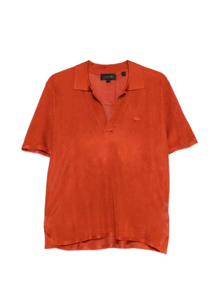Tricou cu decolteu în v Lacoste cu decolteu în V portocaliu