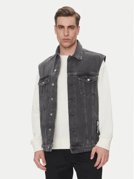 Karl Lagerfeld Jeans Елек сив