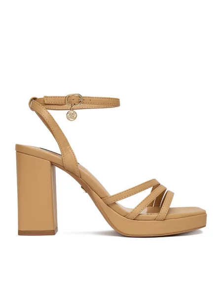 Sandały Nine West beżowe