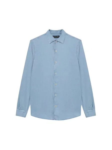 Koszula dżinsowa Brooks Brothers niebieska