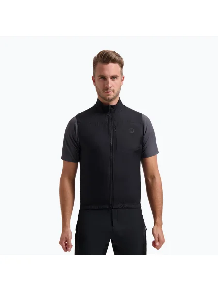 Férfi kerékpáros mellény Rogelli Advntr szigetelt fekete. Méret: XL fekete