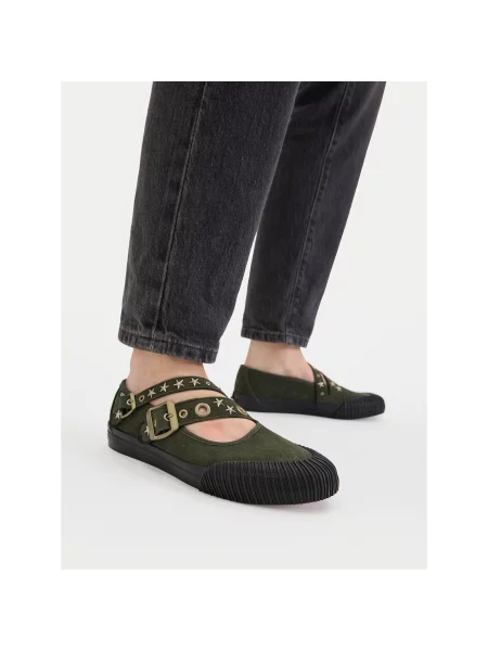 Balerini Vans Mary Jane Straps verde