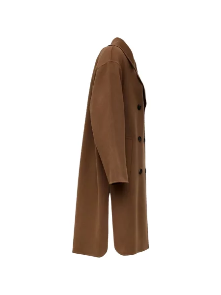 Palton 's Max Mara cu două rânduri de nasturi maro