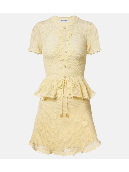 Rochie Self-portrait galben