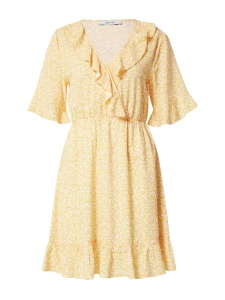 ABOUT YOU Rochie Rea galben alb