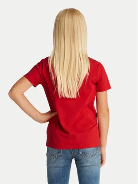 Dětské tričko Tommy Hilfiger červené