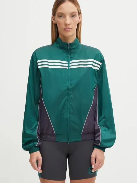 Adidas Originals geacă adidas Originals x Sporty & Rich de tranziție oversize verde