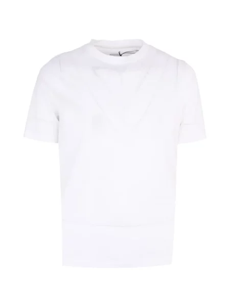 Tricou Pal Zileri cu decolteu în U alb
