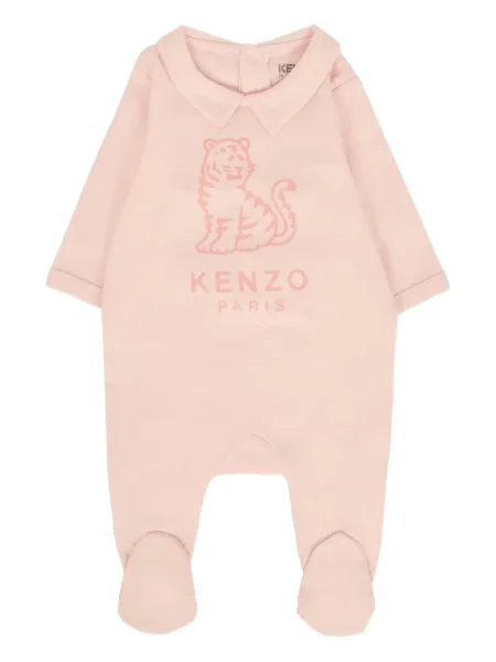 Piżama dziecięca Kenzo różowa