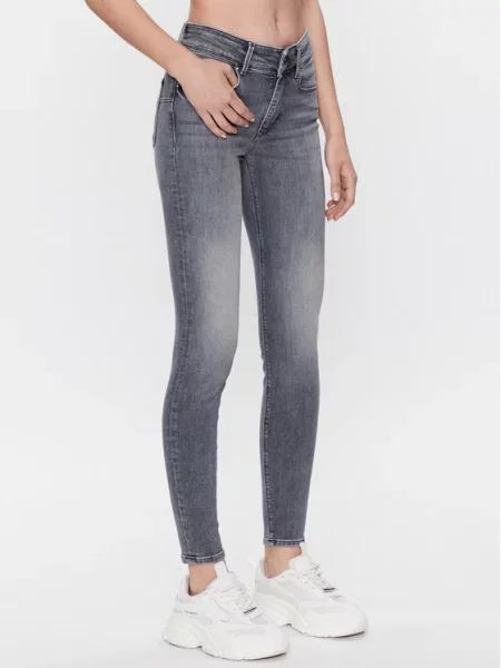 Vero Moda Blugi Embrace Skinny Fit gri