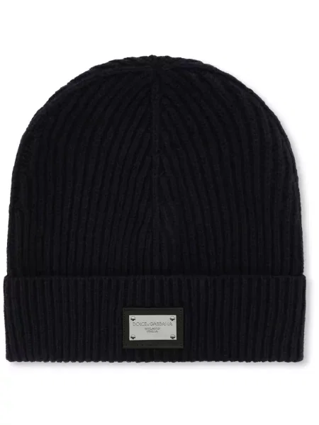 Căciulă Dolce & Gabbana tricotate negru