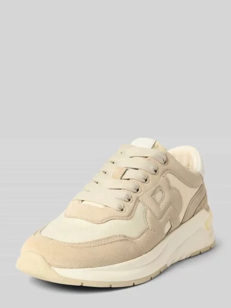 Sneakersy z detalem z logo model ‘Skylar’ beżowe