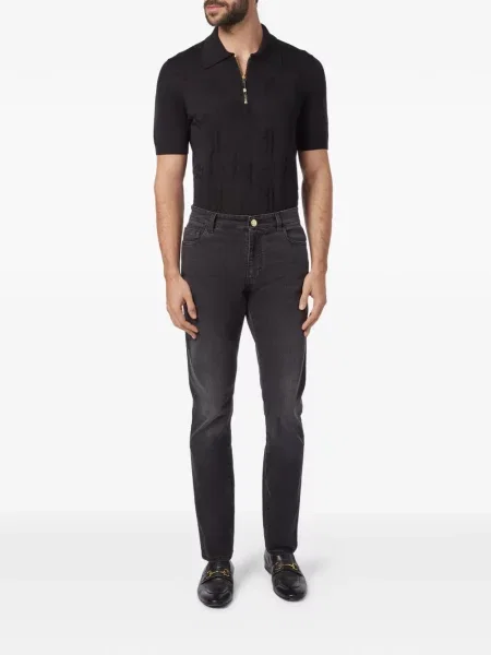 Blugi Billionaire cu 5 buzunare negru