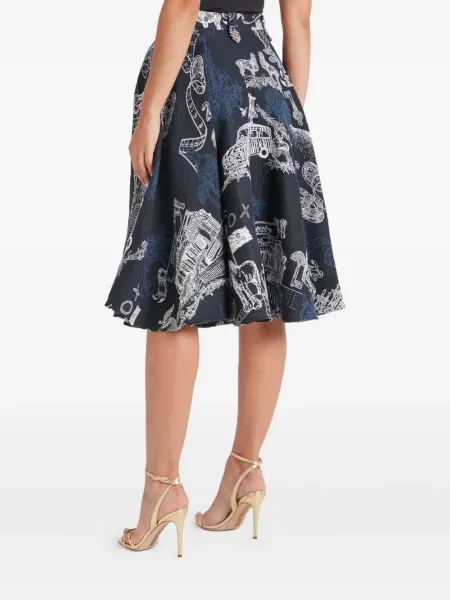 Fustă Temperley London albastru
