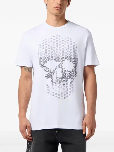 Tricou Philipp Plein alb