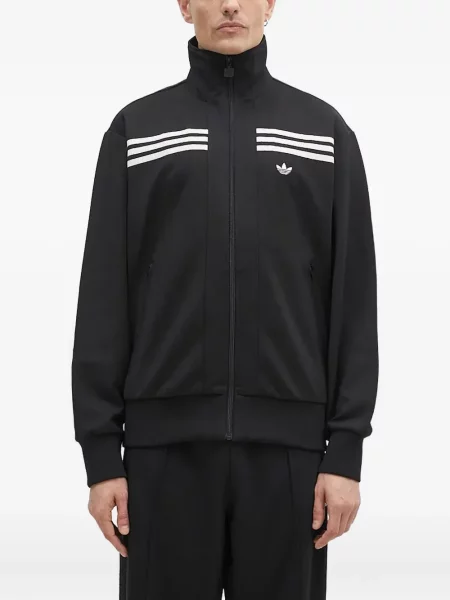 Sneakerși Adidas Stan Smith cu dungi din piele de căprioară albastru