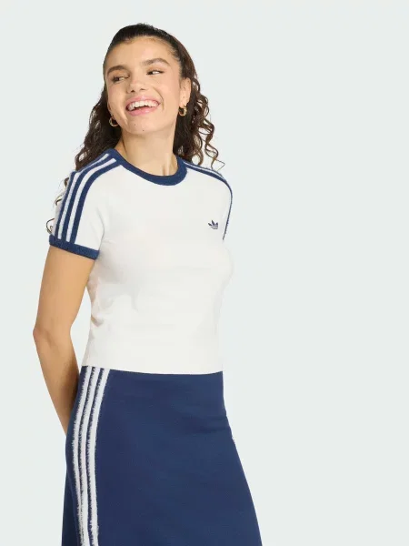 Футболка adidas комбінований верх білий
