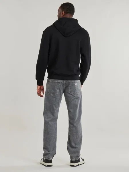 Mikina s kapucňou Guess s kapucňou čierna