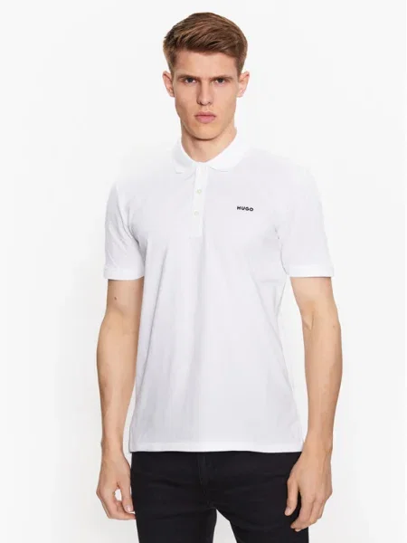 Hugo Tricou polo alb