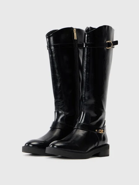 STEVE MADDEN Cizme Landslide' negru