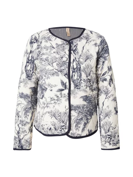 Soyaconcept Geacă de primăvară-toamnă CARLI 3 ecru / bleumarin