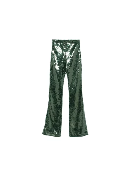 Spodnie Oséree z cekinami zielone