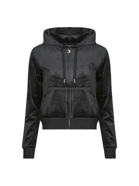 Juicy Couture Tepláková bunda ROBERTSON' čierna