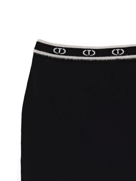 Spódnica mini dziecięca Twinset czarna