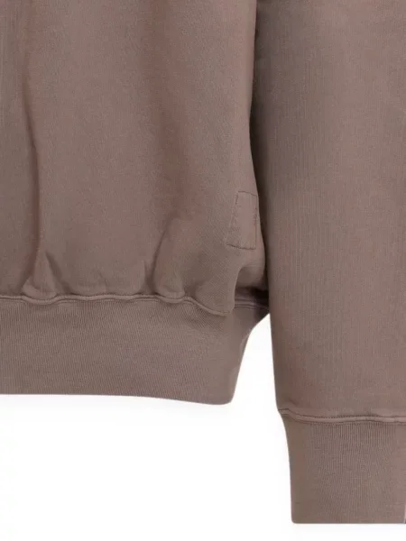 Hanorac cu glugă Rick Owens Drkshdw cu cordon maro