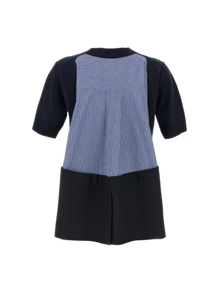 Sweter Sacai niebieski
