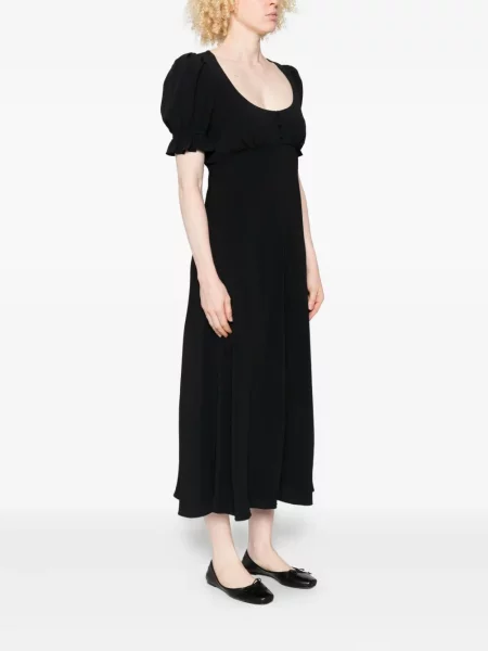 Rochie midi Chloé până la genunchi de costum negru