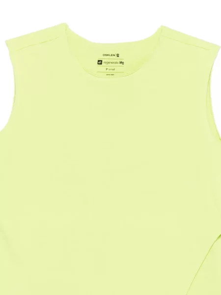 Top Osklen asymetryczny zielony