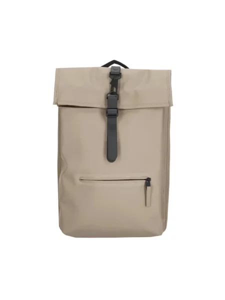 Plecak miejski Rains Rucksack Rolltop 13 + 4 l Beige beżowy