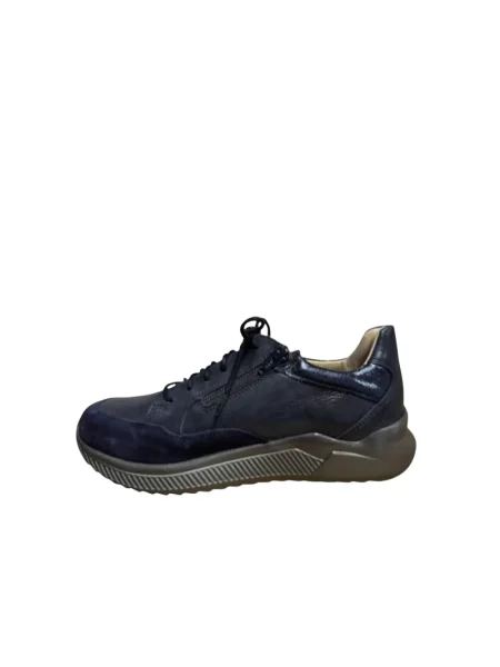 Sneakersy Wolky skórzane niebieskie