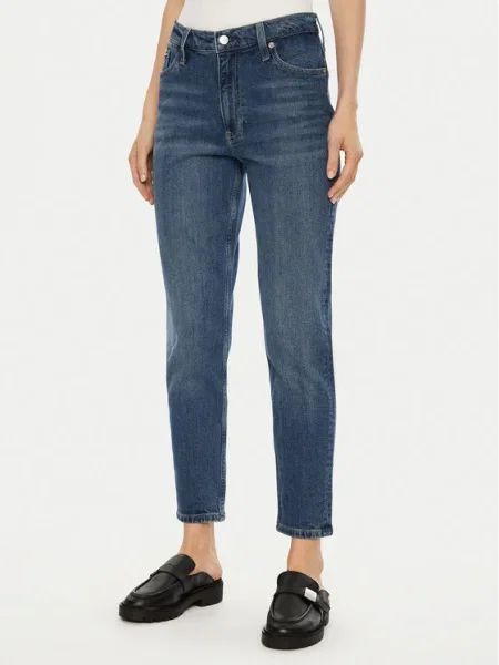 Дънки Calvin Klein Jeans синьо