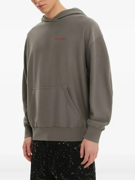 Суитчър 1989 Studio с принт сиво