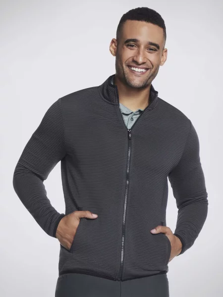 Skechers Демісезонна куртка чорний