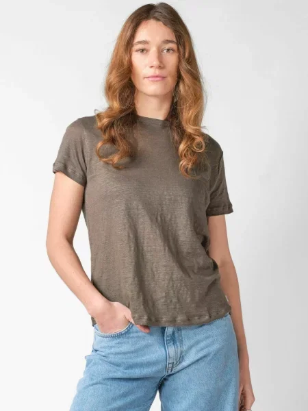 Klitmøller Collective Top Rikke taupe gri